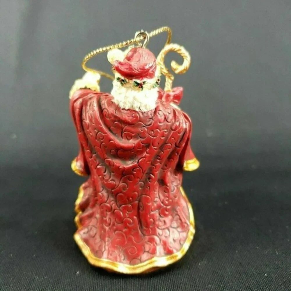 San Francisco Music Box Santa Ornament Christmas Medley Joan‎ Pilallis No Music